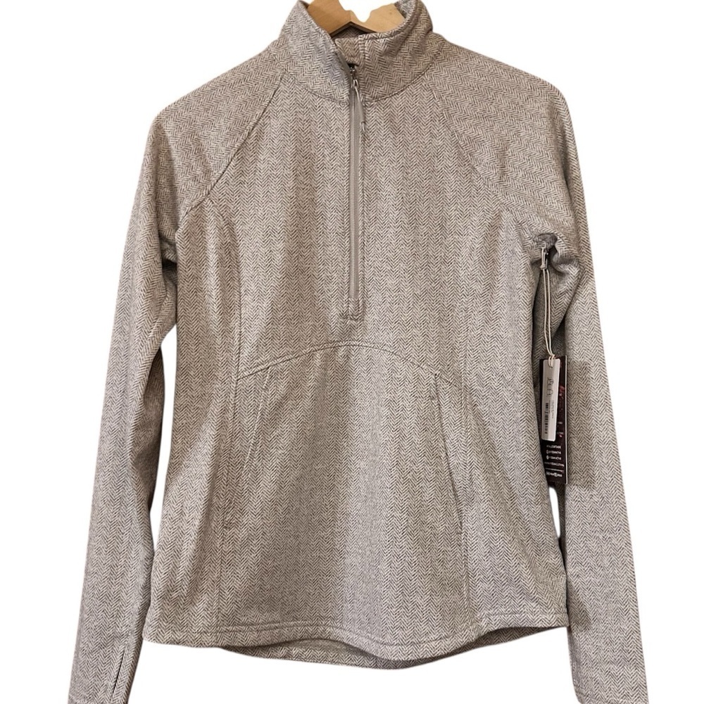 NWT Kyodan Gray Quarter-Zip Pullover